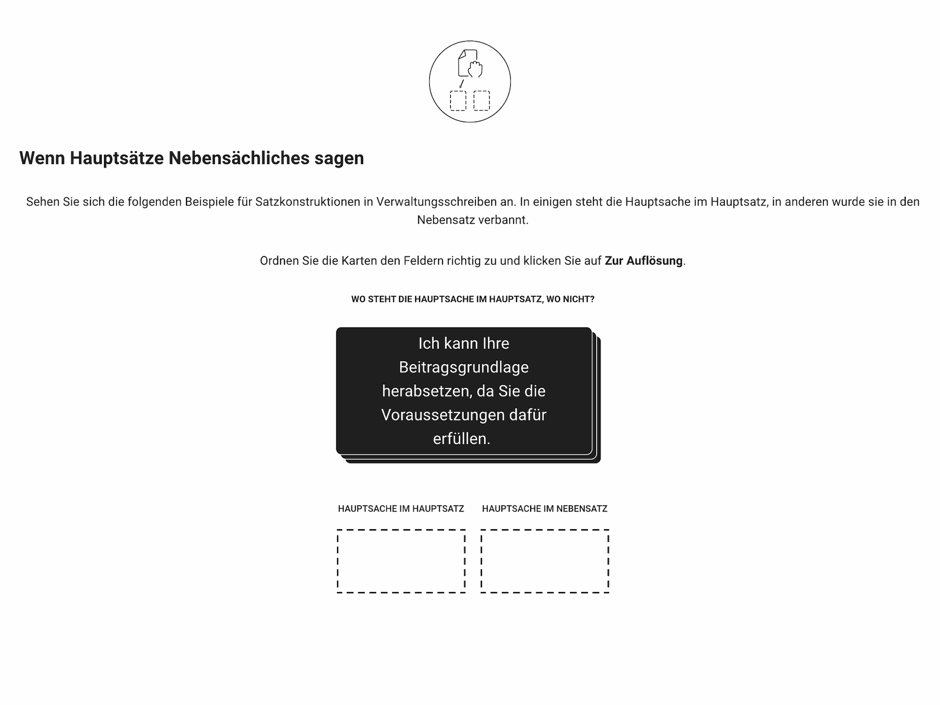 Bürgernahe Sprache lernen ...