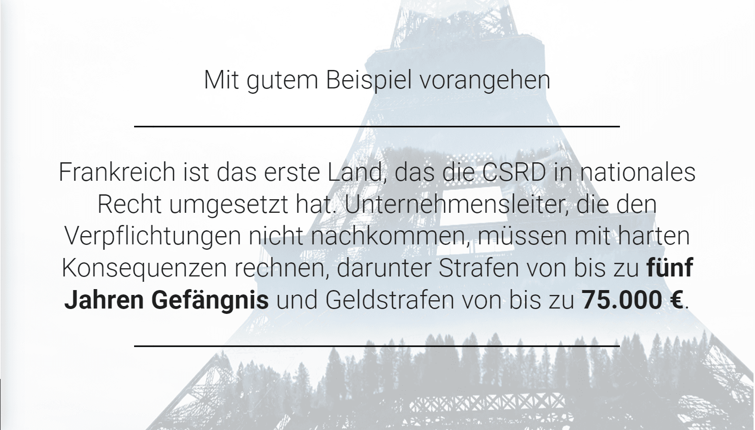 Die CSRD...