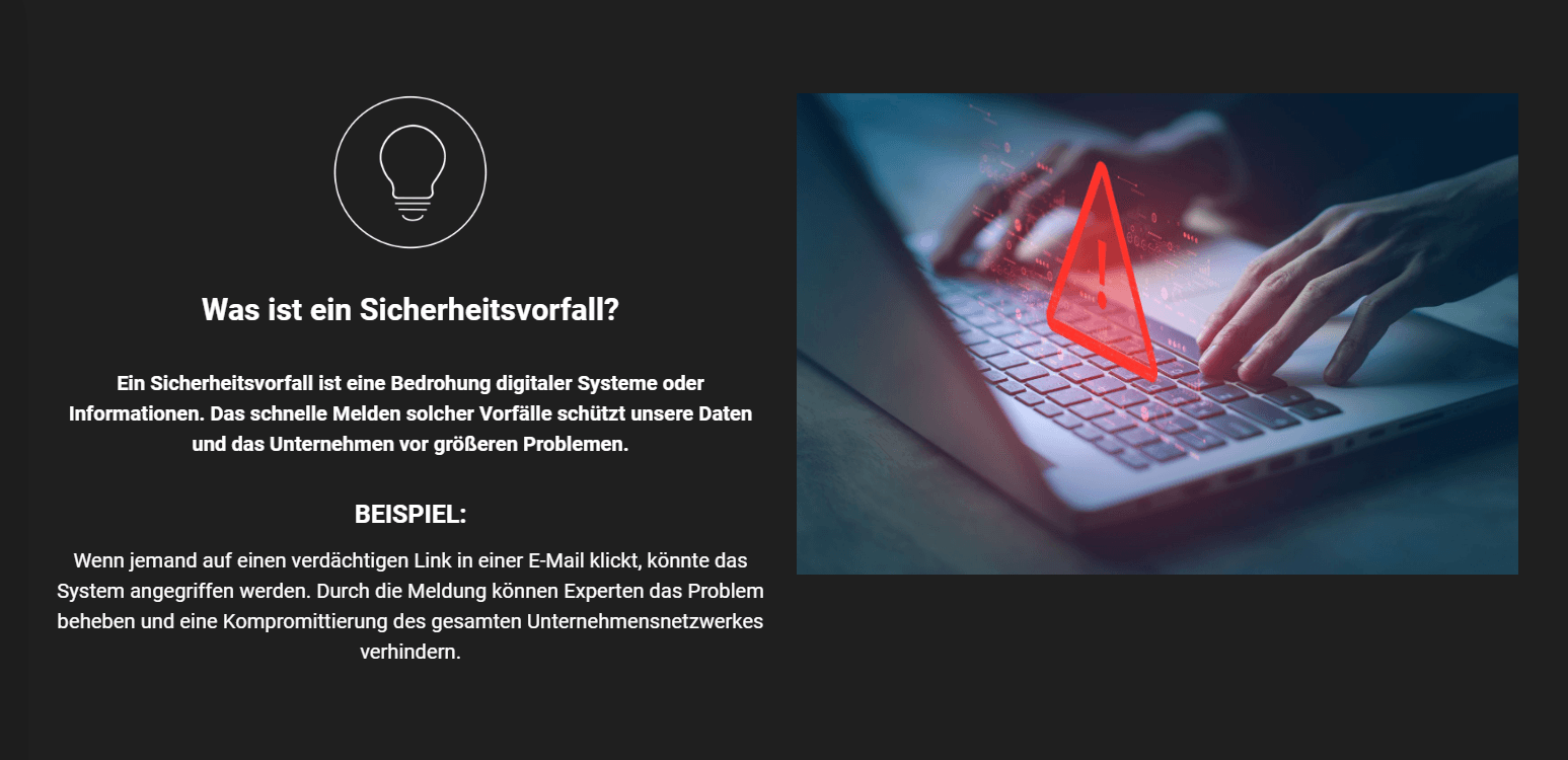 Cybersicherheits-Vorfälle...