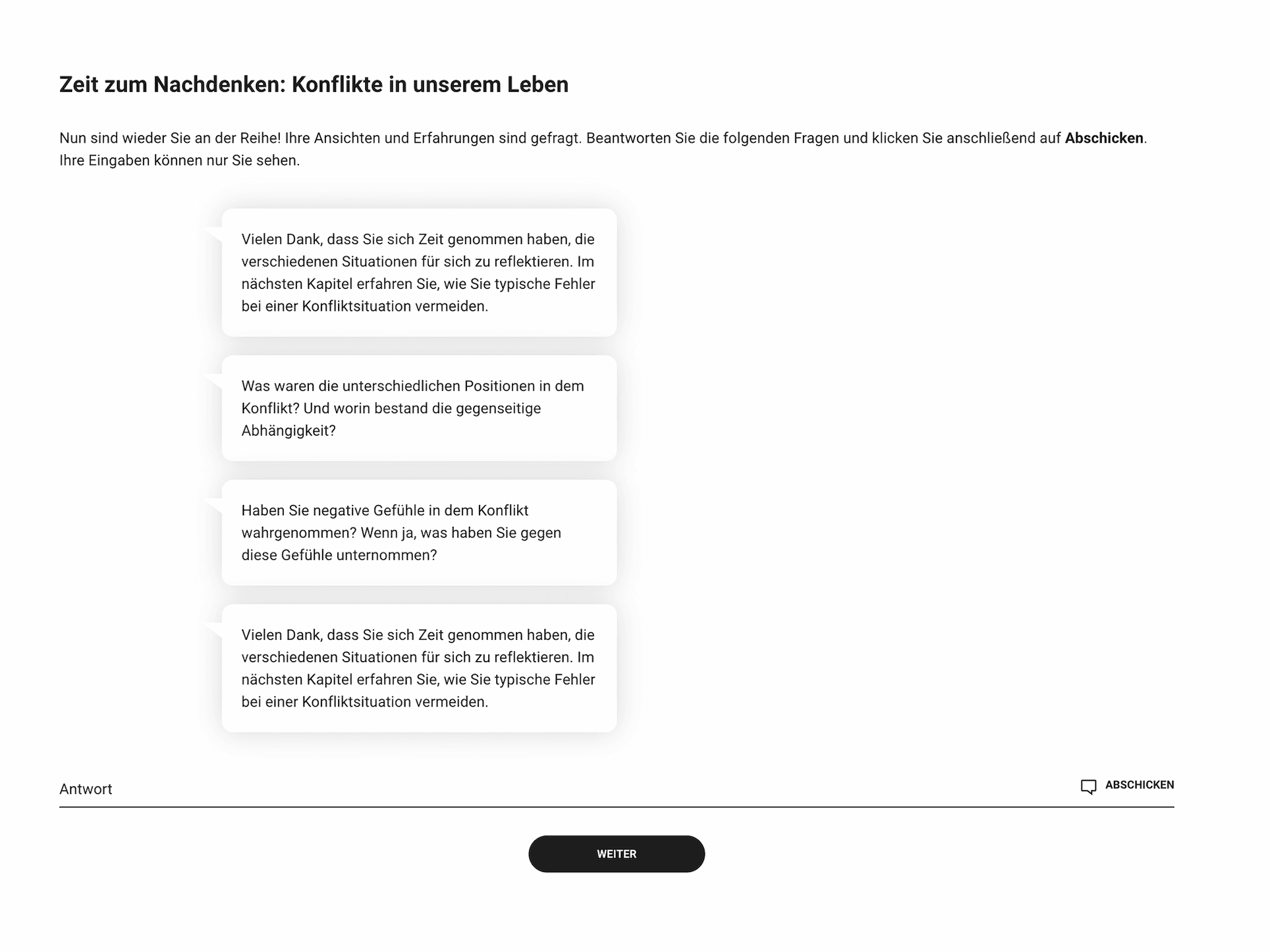 Konfliktmanagement lernen ...